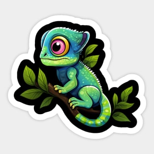 Chameleon Lovers Lizard Chameleons Sticker